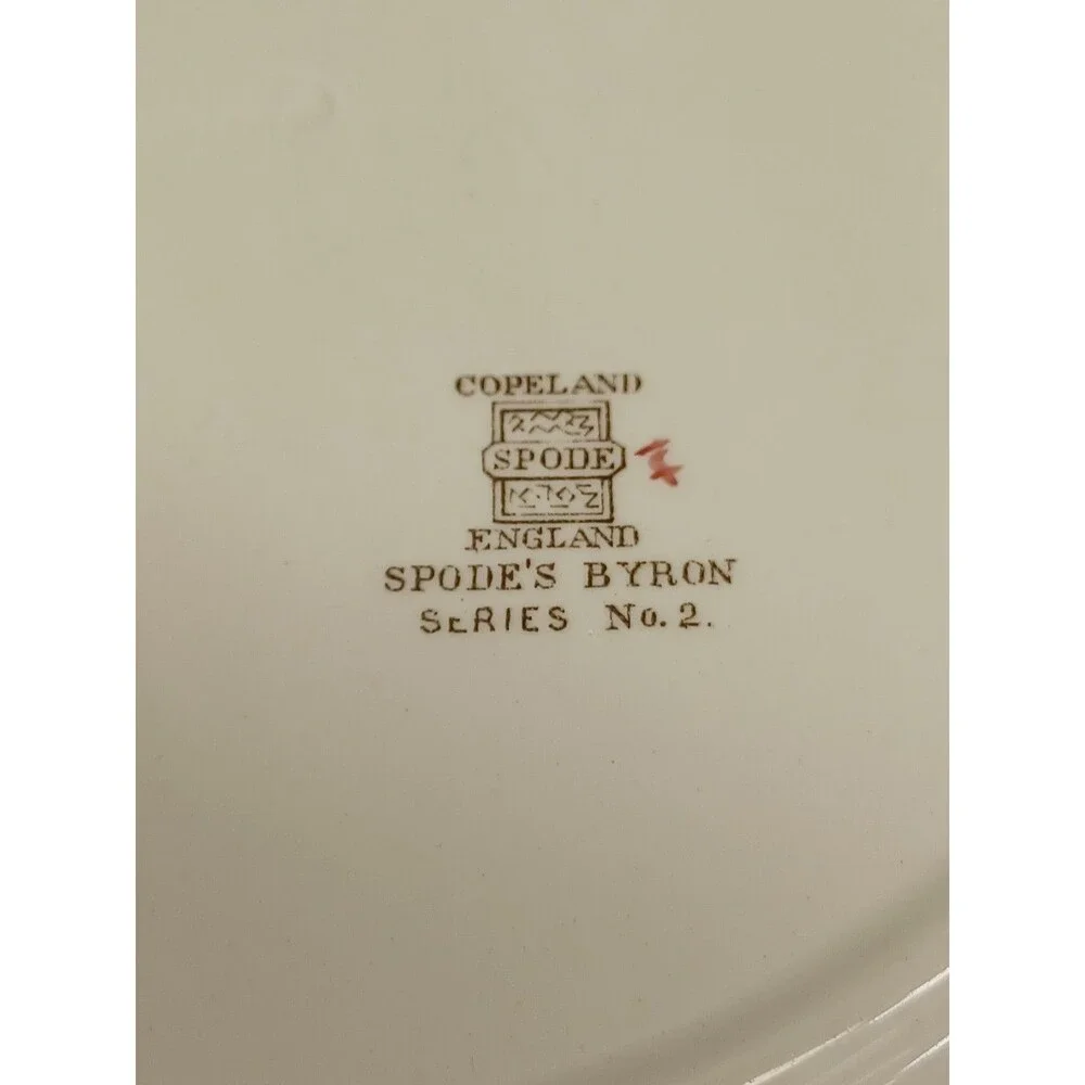 Copeland Spode England Byron Series No 2 Divided Plate Dish 10